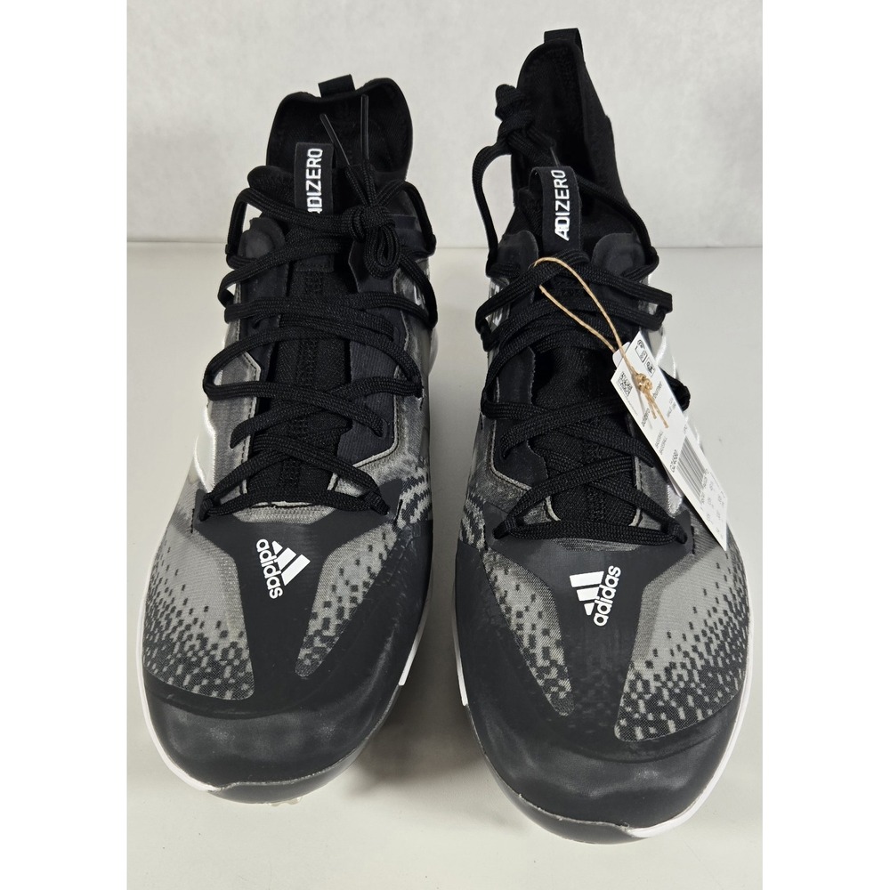 Adidas Adizero Afterburner Metal Baseball Cleats Mens 14 Black Gray GZ4580 New